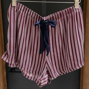 Aerie satin sleep short- L